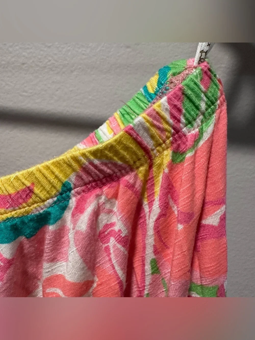 Lilly Pulitzer Pink Paisley Graphic Print Strapless Maxi Dress Size Medium - Picture 4 of 9